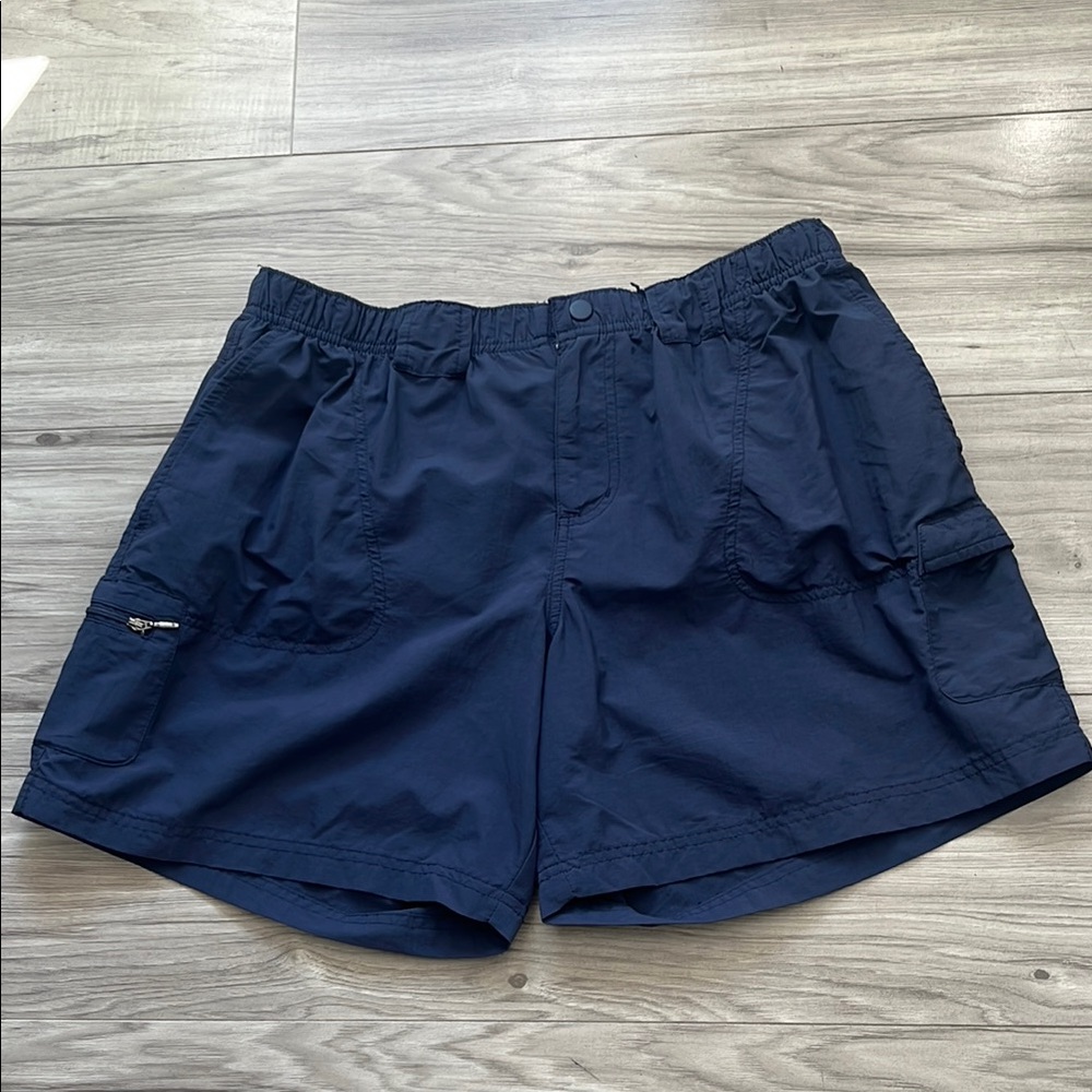 Columbia Blue Bermuda Shorts Athletic Fit
